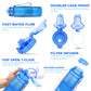 ZORRI  BPA Free Sports Water Bottles, 14oz / 400ML Lightweight Reusable Water Bottle for Gym, Fitness, Workout, Yoga, Running, Kids School