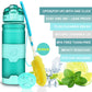 ZORRI BPA Free Sports Water Bottles, 17oz / 500ML Lightweight Reusable Water Bottle for Gym, Fitness, Workout, Yoga, Running, Kids School...