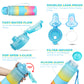 ZORRI 17OZ 500ml Reusable BPA Free  Sports Water Bottles, Lightweight Leak Proof Water Bottle with Cleaning Brush & Lock Feature Flip Top Lid for Kid School / Adults Workout, Gym, Cycling, Fitness, Gym, Yoga, Running, Camping