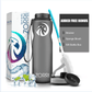 ZORRI 32 oz Water Bottle with Cleaning Brush & Strainer, Leakproof BPA & Toxic Free Lightweight Drinking Water Bottles with Carrying Strap, Ensure You Drink Enough Water for Fitness Gym Outdoor